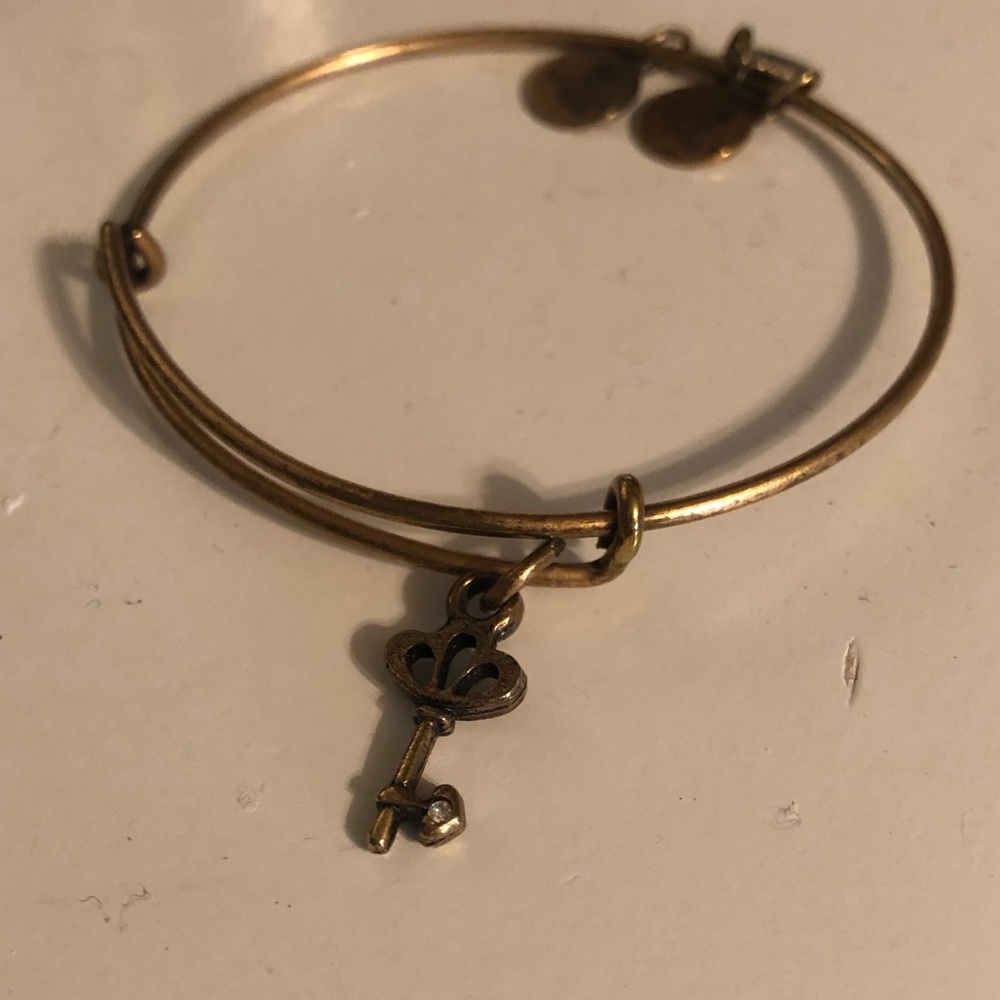 RETIRED Skeleton Key Bangle - Picture 2 of 2